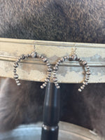 Silver Horn Earring