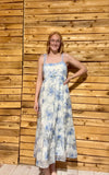 Floral Crochet Lace Maxi Dress
