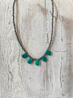 Navajo Drop Turquoise Necklace