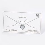 Gold Plated heart Pendant Necklace