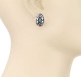 Western Hand Stone Aztec Post Earrings