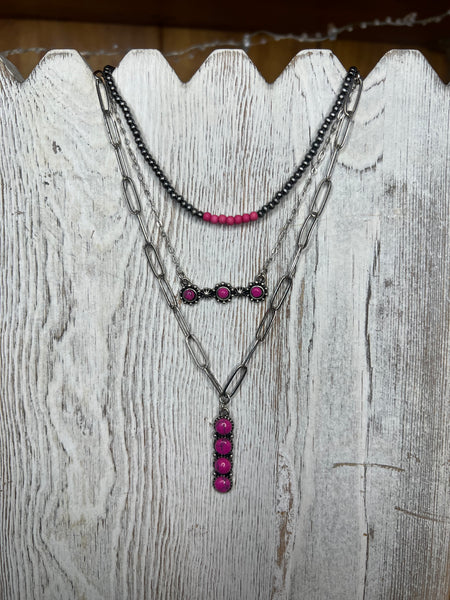 Long Layered Necklace