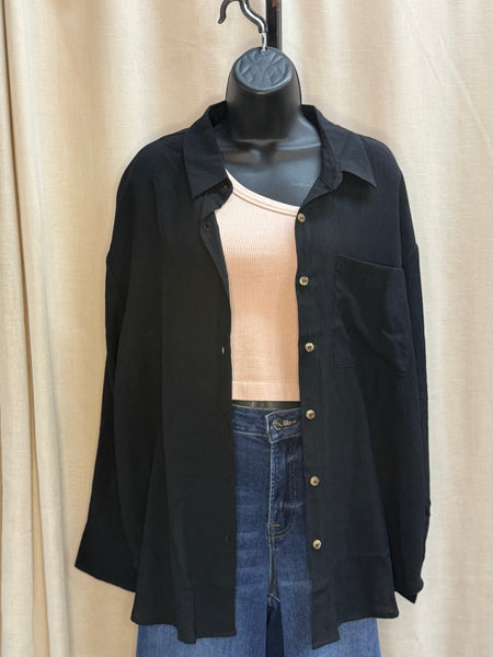 3/4 RUCHED SLEEVE BLAZER