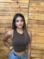 Hollis high neck crop
