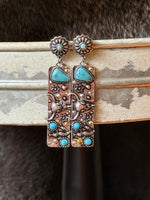 Western Rectangle Earring