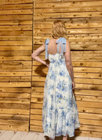 Floral Crochet Lace Maxi Dress