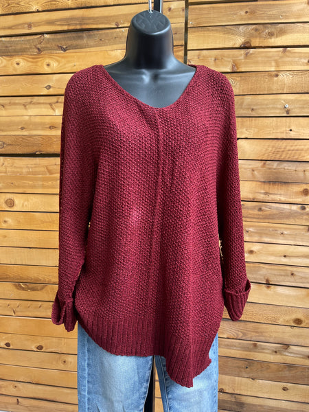 Wryn wine sweater