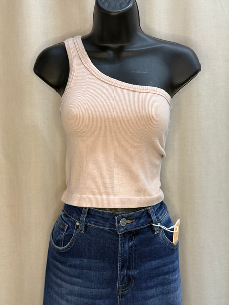 Lina One Shoulder Crop