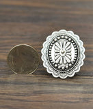 Concho, Brass Adjustable Ring