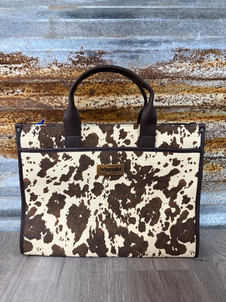 Wrangler Cow Large Tote