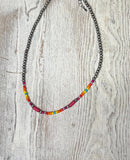 Western Boho Navajo Bead Choker Necklace