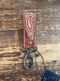 Tooled Leather Keychains