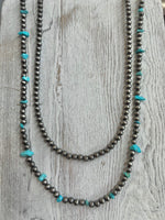 Navajo Bead, Turquoise Bead Necklace