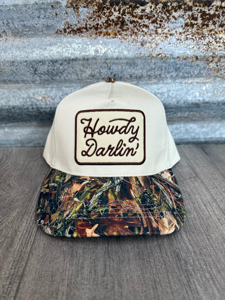 Howdy Darlin' Embroidery Patch Realtree Cap