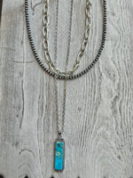 Bar Gemstone Necklace