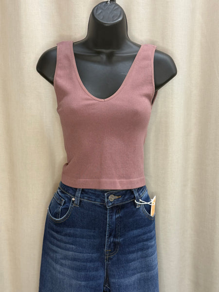Vanessa Lightly Ribbed Tank