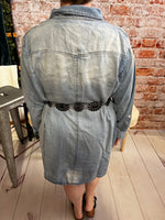 Patsie plus chambray dress