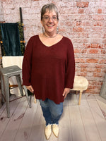 Wryn wine sweater