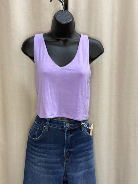 Heather Cropped Tank