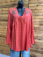 Eve embroidery front top