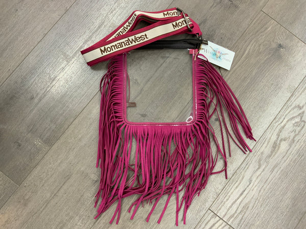 MW Clear Fringe Crossbody