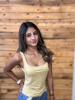 Andrea Square Neck Tank Top