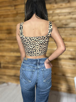 Leopard Corset Top