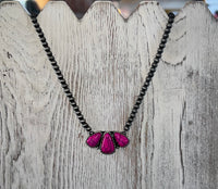 Western Stone Pendant Choker