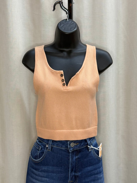 Lizeth Buttoned Tank