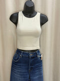 Haven high neck seamless crop