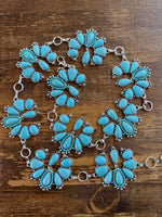 Rustic Oval Flower Concho