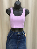Rebeka ribbed corset crop