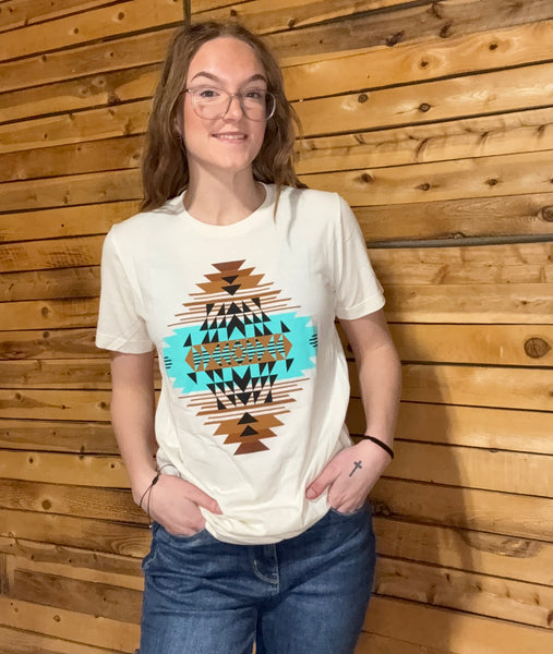 The Sandy Aztec Tee