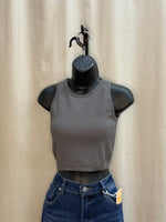 Hollis high neck crop