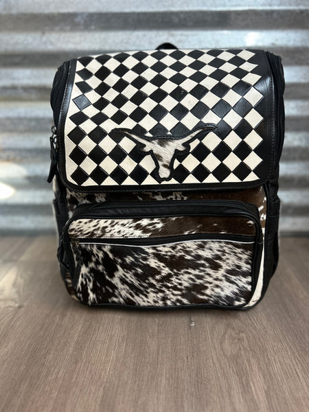 Longhorn Leather Backpack