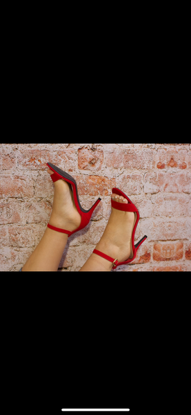 Cullen strappy red heel