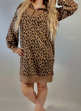 Leopard Sweater Dress