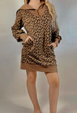 Leopard Sweater Dress