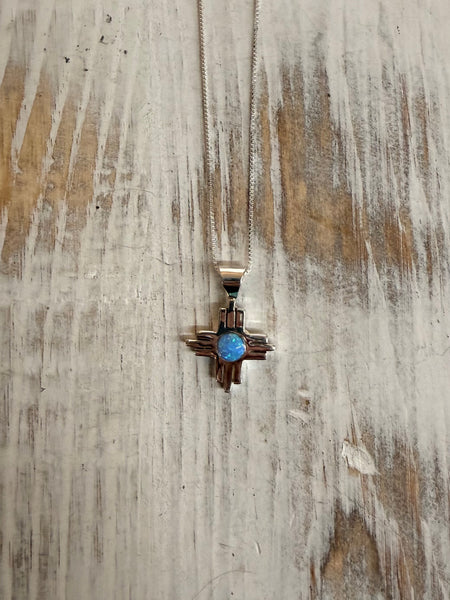 Dainty Zia w/ Opal Necklace