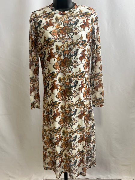 Buckroo Long Sleeve Mesh Dress