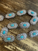 Silver & Turquoise Belt Collection