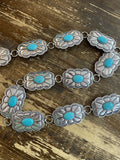 Silver & Turquoise Belt Collection