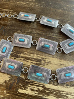 Silver & Turquoise Belt Collection