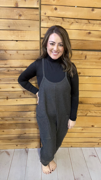 Terry Sleeveless Jumpsuit