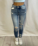 Aspen High Rise Fray Hem Ankle
