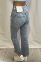 Maddison High Rise Frayed Hem Bootcut