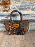 Wrangler Leopard Print Small Tote