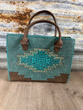 MW Aztec Tooled Crossbody/Tote