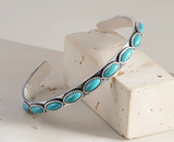 Small Stone Cuff Bracelet