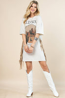 Gaia Western Wild Soul Print T Shirt Dress